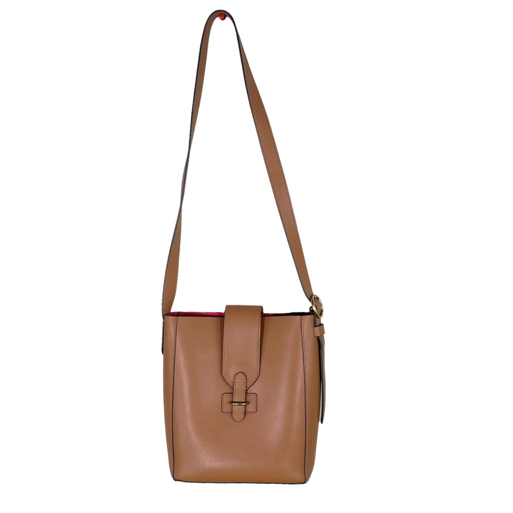 Banana Republic Tan Leather Crossbody Bag